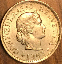 1963 Switzerland 5 Rappen Coin - £1.87 GBP