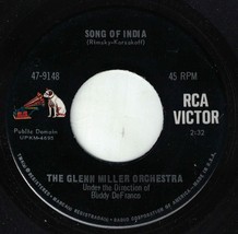 Glenn Miller Orchestra 45 Song Of India / What&#39;s New A3 - $83.89 MXN