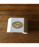 Vintage United Airlines napkin ring white plastic in flight napkin holder  - $19.75