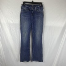 Silver Jeans Size 26 Blue Stretch Denim Mid Rise Suki Super Skinny Dark ... - £14.58 GBP
