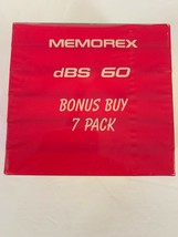 Memorex DBS 60 Audio Cassettes Bonus 7 Pack - £13.78 GBP