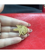 Gold Hummingbird Brooch - $20.57 CAD