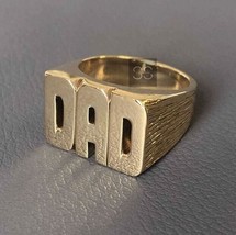 Anello papà, anello papà argento sterling, regalo padre anello uomo argento... - £56.45 GBP