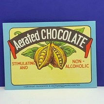 Label soda pop ephemera advertising Manchester duckworth aerated chocola... - £7.69 GBP