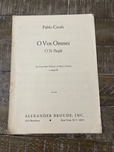 O Vos Omnes Sheet Music - $243.00