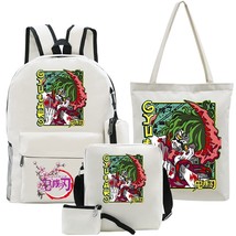 Anime Demon Slayer Backpack Gyuutarou Print School Bags for Boys Children Pen Ba - £95.17 GBP