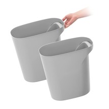 IRIS USA 6 Gallon / 24 Quart Plastic Wastebasket Trash Cans for Home, Office, Be - £22.86 GBP