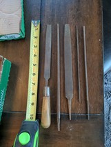 vintage lot of woodworker carpenter&#39;s metal files rasps - £15.64 GBP