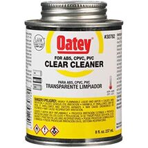 Oatey 30782 Clear Cleaner, 8-Ounce - $19.34