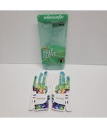 Wosofe Golf Womens Gloves White &amp; Multicolor Yellow Blue Green - Size 19/M - $282.32 MXN