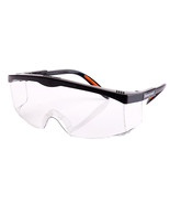 S200A Safety Spectacle Goggles Eye Protection Black Frame Clear Lens Fog... - $467.35 MXN
