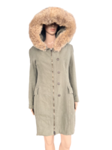 RRP 980€, Marido Firenze coat with real fur, IT40 - £93.87 GBP