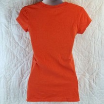 Aeropostale Woman's T-shirt Small Junior Orange I'm So Board Surfer Beach Tshirt image 2