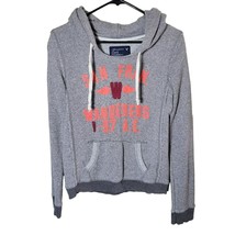 American Eagle Outfitters Hooded Sweatshirt Pullover Ragged Lightweight ... - £6.75 GBP