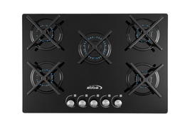 ABBA CG-501-V5C - 30&quot; Gas Cooktop w/ 5 Burners, Tempered glass surface -... - £231.92 GBP