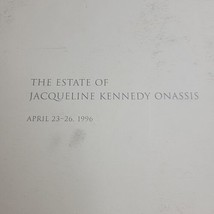 Sothebys The Estate Of Jacqueline Kennedy Onassis Sale 6834 Catalog Vintage JFK - £38.85 GBP