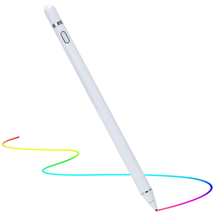 WHITE Fine Point Digital Stylus Pen Works for iPhone, iPad, and Other Ta... - £8.17 GBP