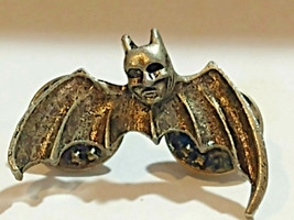 Bat man Metal Pewter lapel Pin, Creepy Dark  NEW - £6.24 GBP