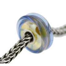 Authentic Trollbeads Glass 61405 Cool Dusk - £10.90 GBP