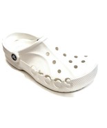 CROCS Baya Lightweight Slip On Clogs Shoes White Mens Size 7 Womens Size 9 - $39.02