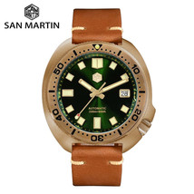 San Martin 44mm Abalone V4 Turtle Watch - £278.74 GBP