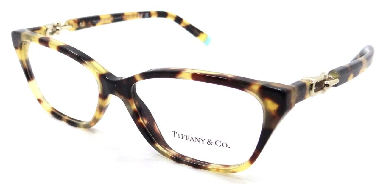 Primary image for Tiffany & Co Eyeglasses Frames TF 2229 8064 53-15-140 Yellow Havana Italy