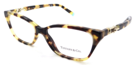 Tiffany & Co Eyeglasses Frames TF 2229 8064 53-15-140 Yellow Havana Italy - $133.67