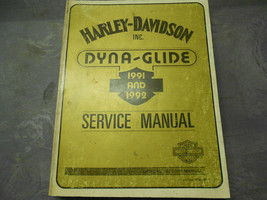 1991 1992 Harley Davidson Dyna Glide Service Réparation Shop Manuel Usine Neuf - £157.10 GBP
