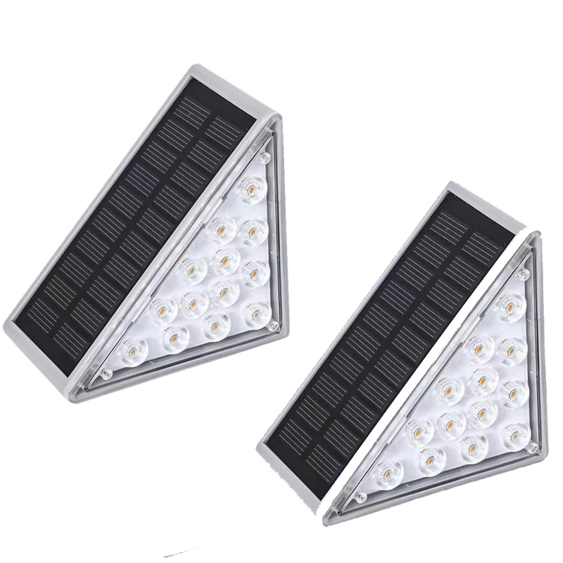 Solar Light Outdoor Triangle Induction Step Lamp Waterproof Solar Led Light Outd - £155.26 GBP