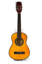 Master Play Left Handed Girls/Teen Beginners Wooden Guitar 30&quot; Model LF30-WOODA - £68.71 GBP