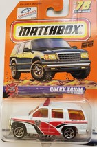 1999 Matchbox Chevy Tahoe #78 of 100 Die Cast Metal Vehicles, new - $6.95