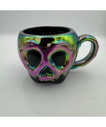 Disney One Bad Apple Iridescent Skull Mug 20oz Ceramic Halloween Villains - $24.99