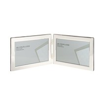 Unity 5 x 7-inch Landscape Double Photo Frame, Silver Plated  - £38.25 GBP