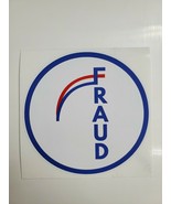 Fraud Election  America Bumper Sticker Democrat President 2nd Amendment ... - $4.04