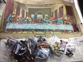 Margot de Paris Tapestry/Needlepoint Canvas Wool The Last Supper (La Ste... - $296.99