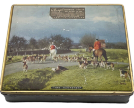 Sharps Toffee Tin Huntsmen England King George Edward Sharp Sons Horses Dogs - £11.11 GBP