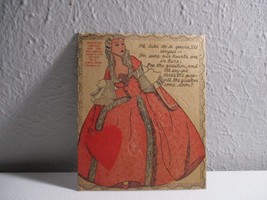 Vintage WWII era 1945 Valentine card e. Rosen Advertisement rare - $19.79