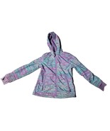 Snozu Multicolor Girls Hoodie Snowboard Ski Jacket Size M 10/12 - £5.61 GBP