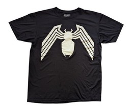 VINTAGE Marvel Shirt Adult Large Black mad Engine Venom Spiderman Carnage - £28.48 GBP