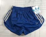 Vintage adidas Pantalón Corto Deportivo Hombre Pequeño 28-30 Azul con Tr... - $111.51