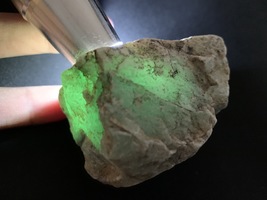 233g Genuine Burma Natural Green Jade Original Rough Raw Slabs Collect S... - £173.83 GBP