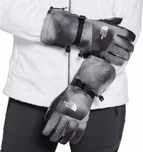 The North Face Womens Grey/Black Montana Fleece Etip Gloves  Sz Large L 7371-6 - £54.21 GBP