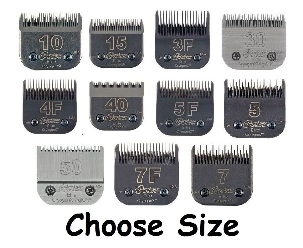Steel Oster Elite Cryogenx Series Pro Dog Grooming Clipper Blade - Choos... - $49.39+