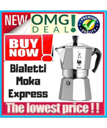 ?BIALETTI Moka Express ESPRESSO&amp;COFFEE MAKER Stovetop ITALIAN COFFEE?BUY... - £31.07 GBP