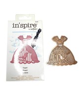 Inspire By Spellbinders Caged Dress Bronze Die IN001 Cut Emboss Stencil ... - $5.69