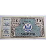 Military Payment Certificate~10 Cents~Series 472~Co2647393C~Crisp~Eccell... - $48.54 CAD