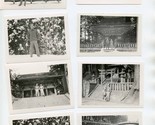 8 Photos of Soldiers in Kinaya Japan 1940&#39;s Hotel Temples Bridges in Snow  - $23.76