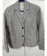 GAP Unstructured Navy Stripe Blazer - Women&#39;s 2 - Corpcore - €21,30 EUR