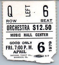 Vintage Count Basie Sarah Vaughan Concert Ticket Stub April 6 1979 Dalla... - £27.18 GBP