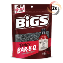 2x Bigs Stubb&#39;s Tangy BAR-B-Q Sunflower Seed Bags 5.35oz New Big &amp; Bold ... - £13.70 GBP